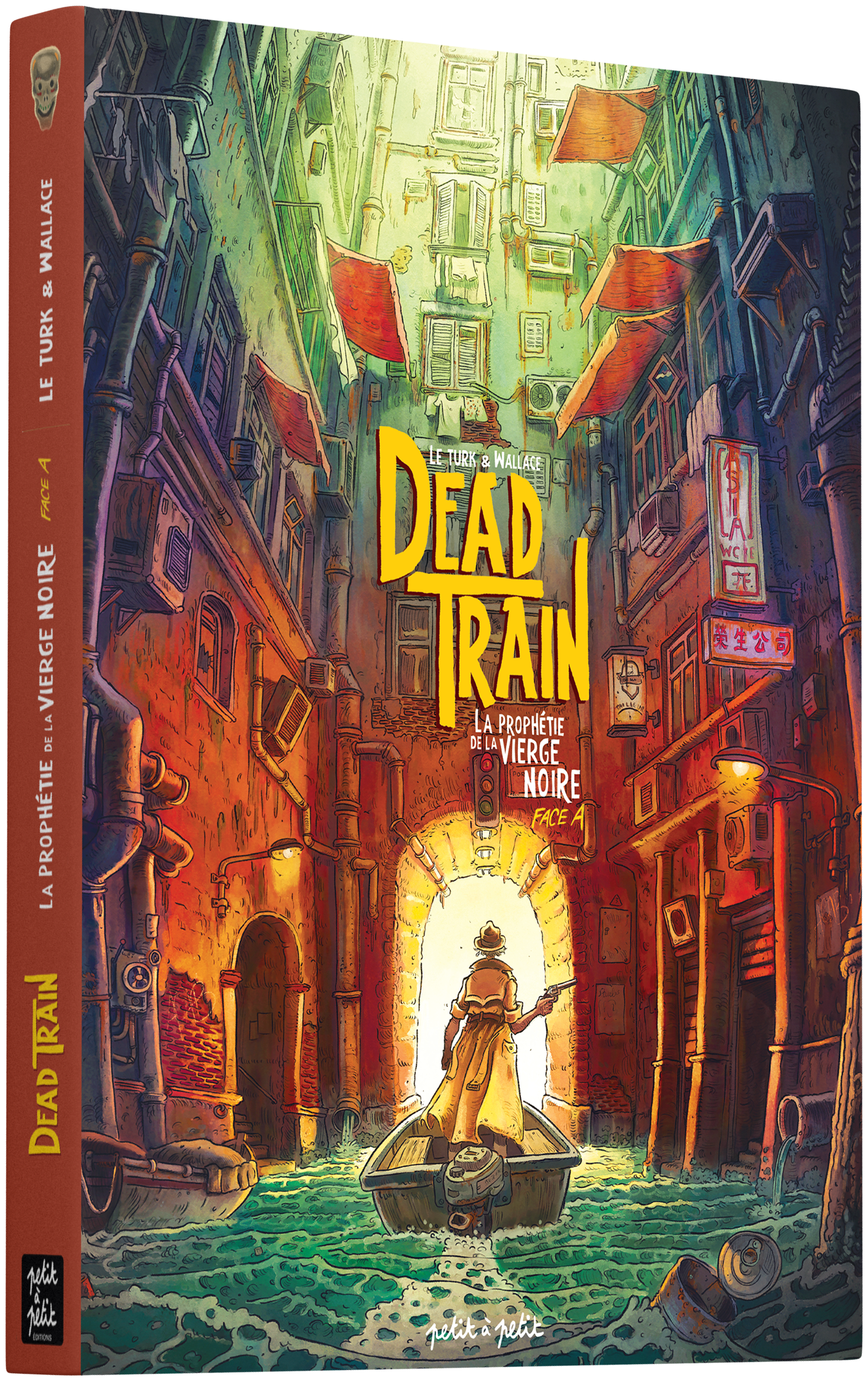 L'album relié Dead Train, Face A, vu de trois quarts